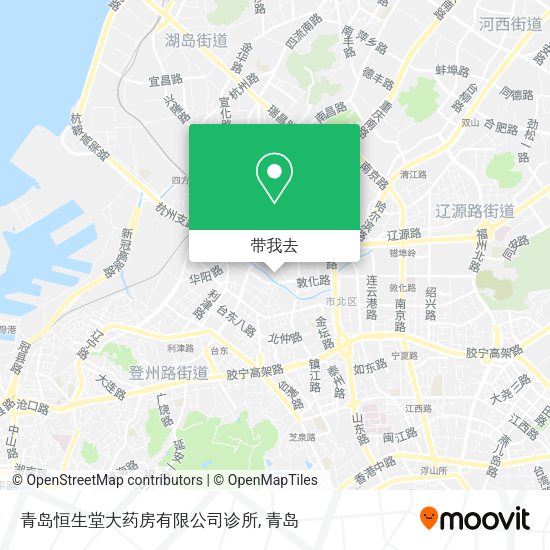 青岛恒生堂大药房有限公司诊所地图