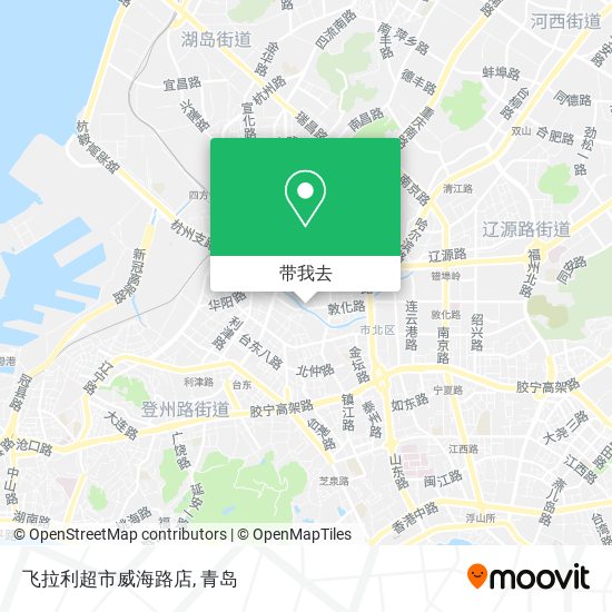 飞拉利超市威海路店地图