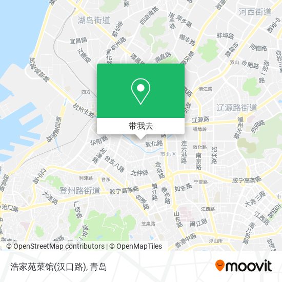浩家苑菜馆(汉口路)地图