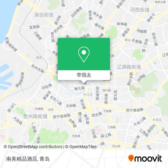 南美精品酒店地图
