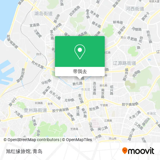 旭红缘旅馆地图