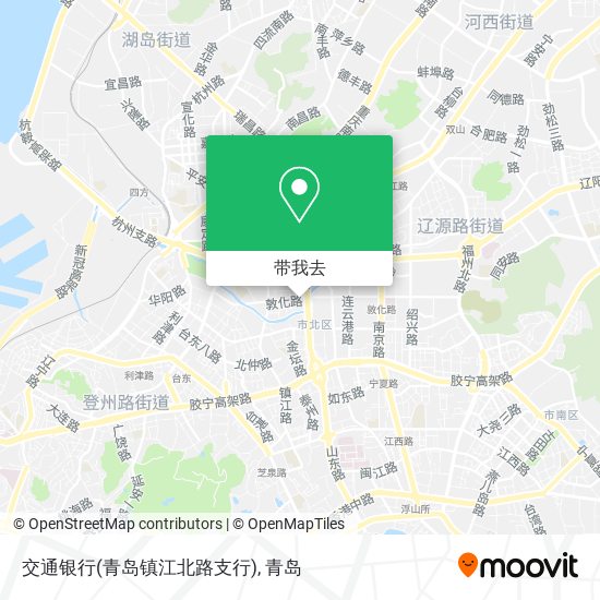 交通银行(青岛镇江北路支行)地图