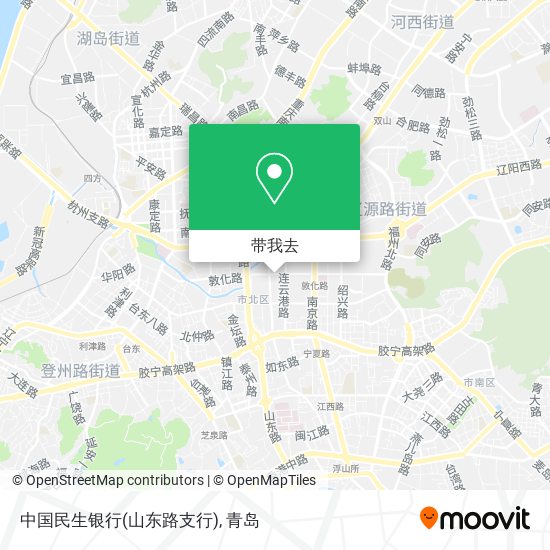 中国民生银行(山东路支行)地图