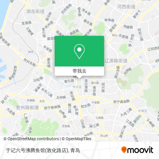 于记六号沸腾鱼馆(敦化路店)地图