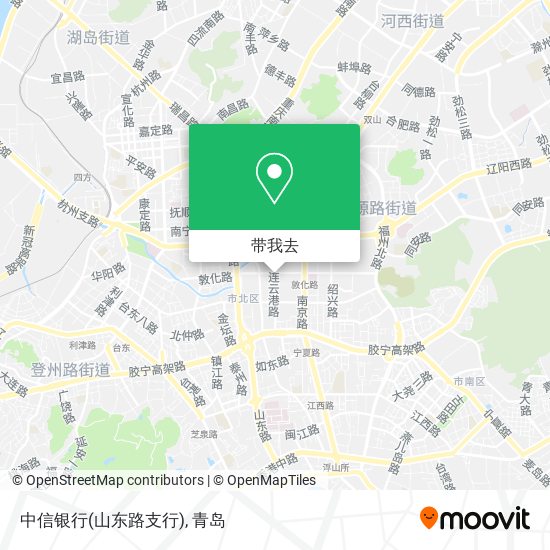 中信银行(山东路支行)地图