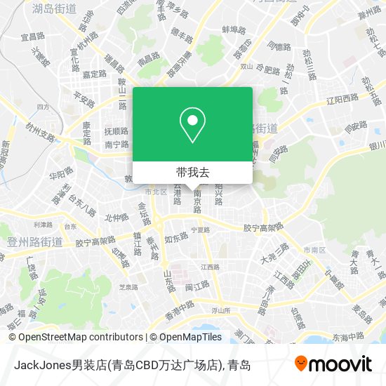 JackJones男装店(青岛CBD万达广场店)地图