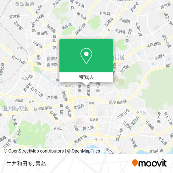牛丼和田多地图