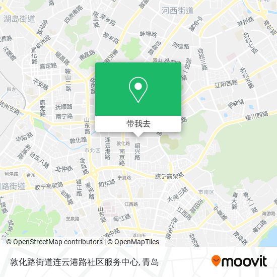 敦化路街道连云港路社区服务中心地图