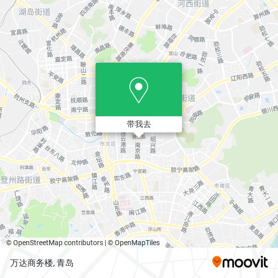 万达商务楼地图