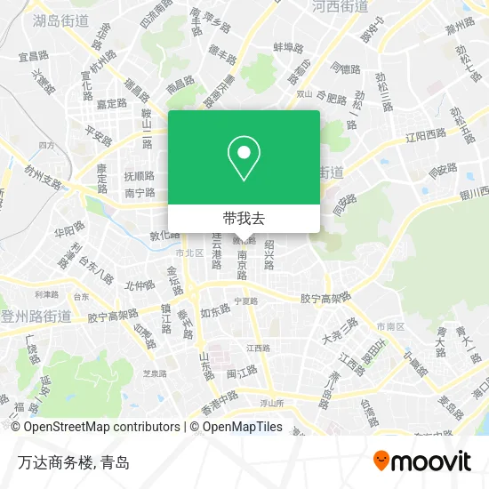 万达商务楼地图