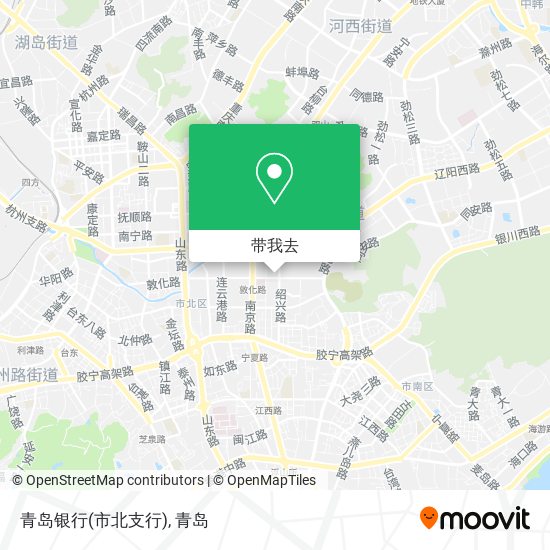 青岛银行(市北支行)地图