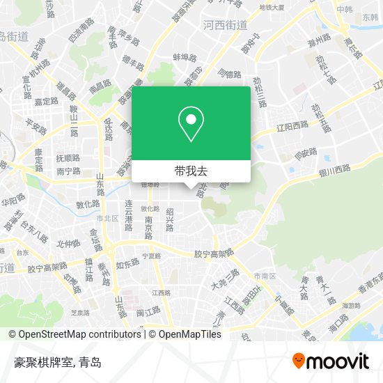 豪聚棋牌室地图