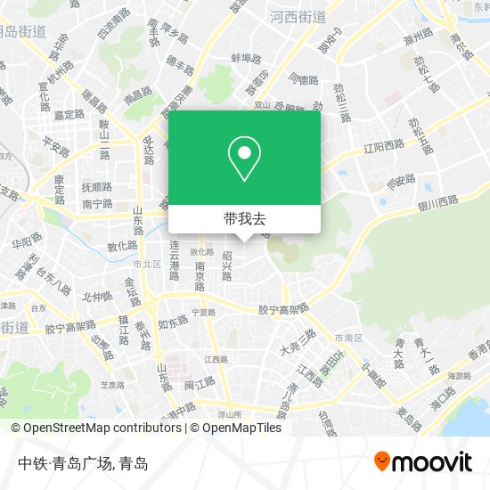 中铁·青岛广场地图