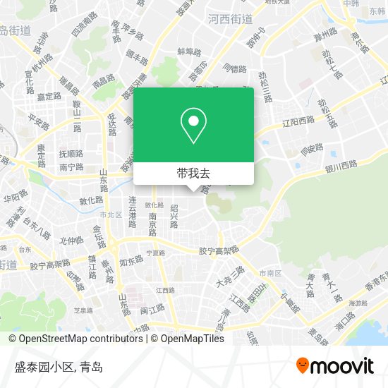 盛泰园小区地图