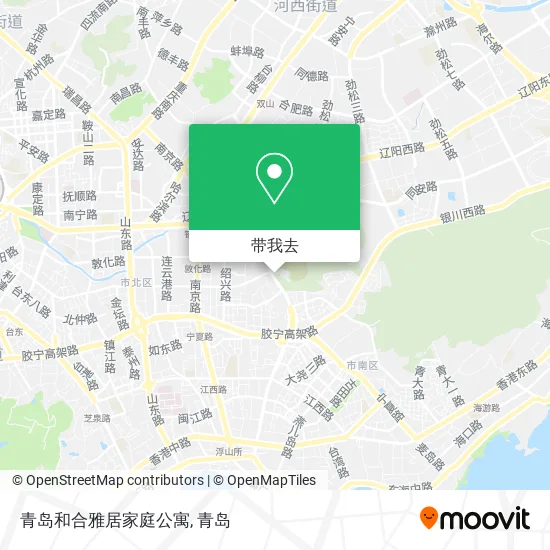 青岛和合雅居家庭公寓地图