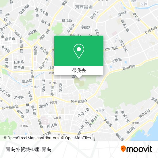 青岛外贸城-D座地图