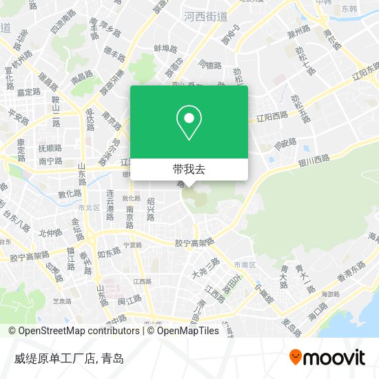 威缇原单工厂店地图