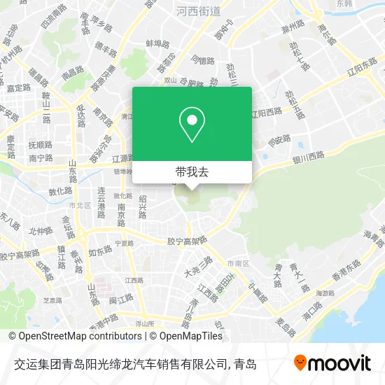交运集团青岛阳光缔龙汽车销售有限公司地图