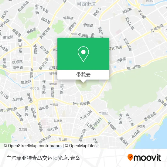 广汽菲亚特青岛交运阳光店地图