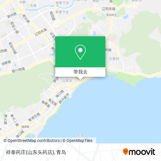 祥泰药庄(山东头药店)地图