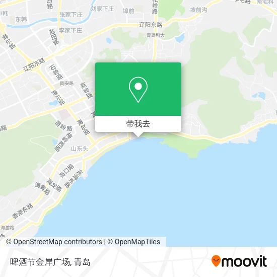 啤酒节金岸广场地图