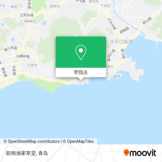 前哨渔家草堂地图