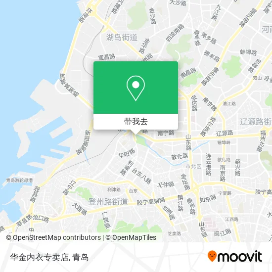 华金内衣专卖店地图