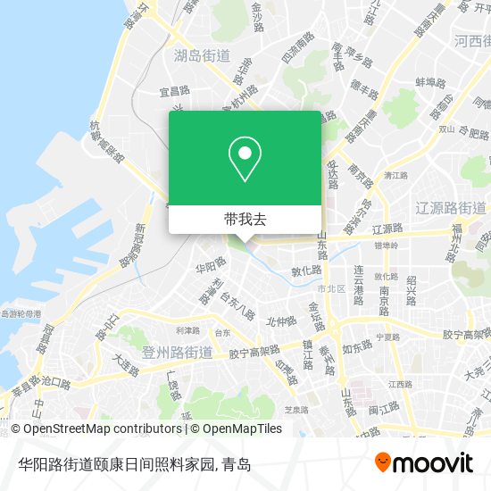 华阳路街道颐康日间照料家园地图