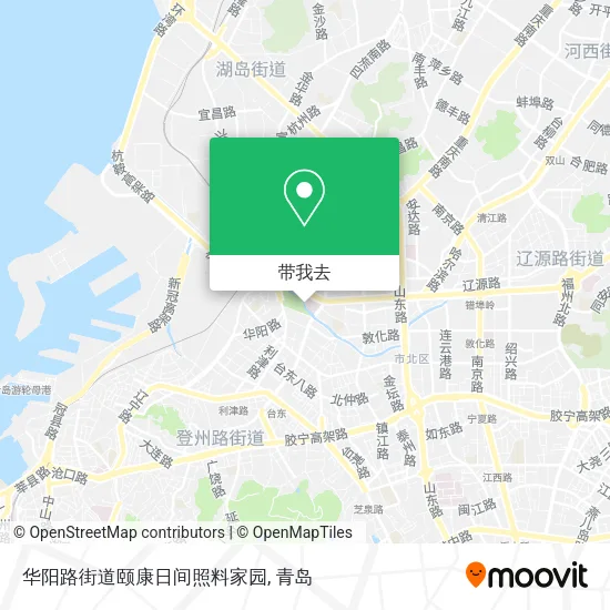 华阳路街道颐康日间照料家园地图