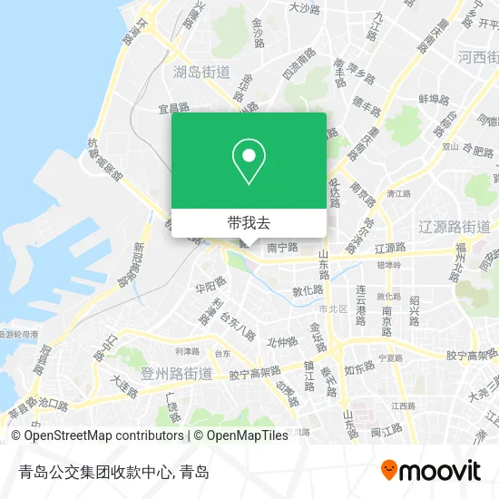 青岛公交集团收款中心地图