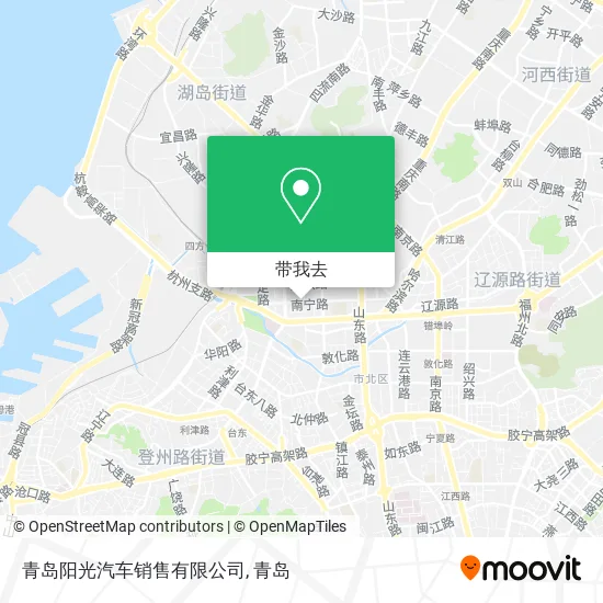 青岛阳光汽车销售有限公司地图