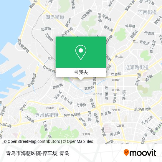 青岛市海慈医院-停车场地图