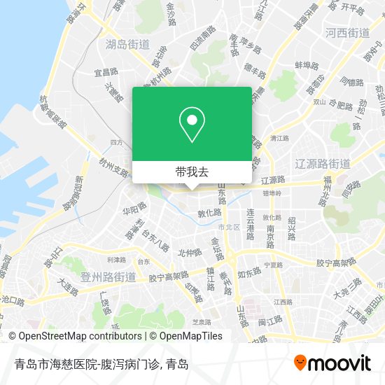 青岛市海慈医院-腹泻病门诊地图