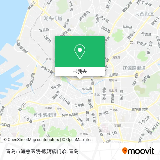 青岛市海慈医院-腹泻病门诊地图