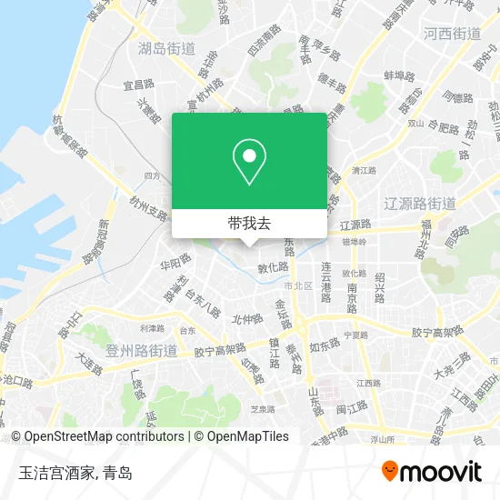 玉洁宫酒家地图
