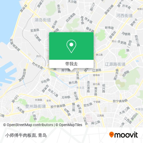 小师傅牛肉板面地图