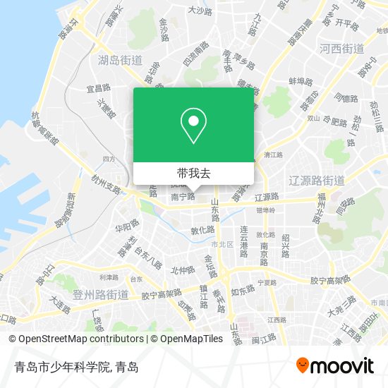 青岛市少年科学院地图