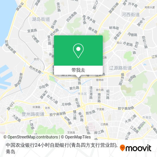 中国农业银行24小时自助银行(青岛四方支行营业部)地图
