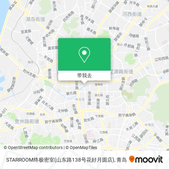 STARROOM终极密室(山东路138号花好月圆店)地图