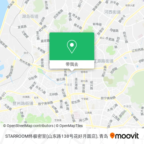 STARROOM终极密室(山东路138号花好月圆店)地图
