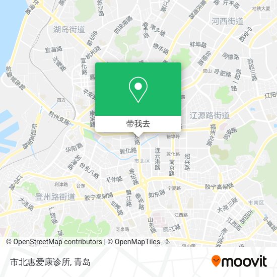 市北惠爱康诊所地图