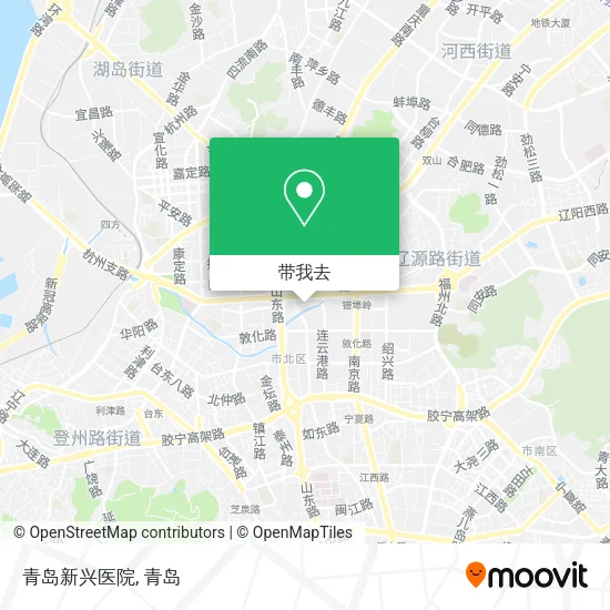 青岛新兴医院地图