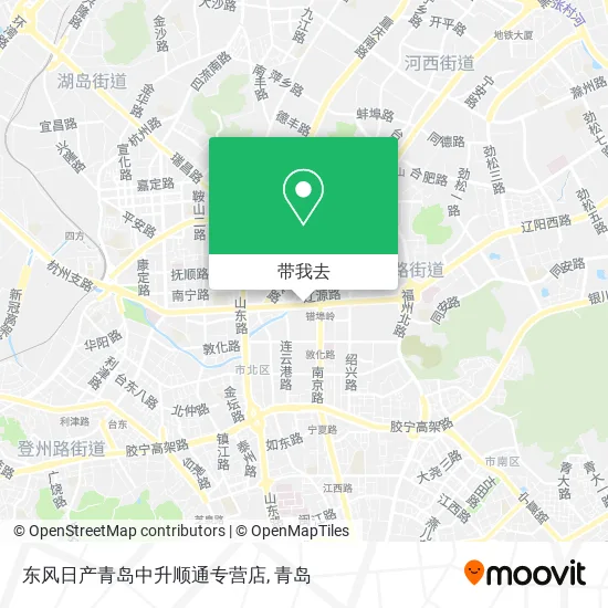 东风日产青岛中升顺通专营店地图