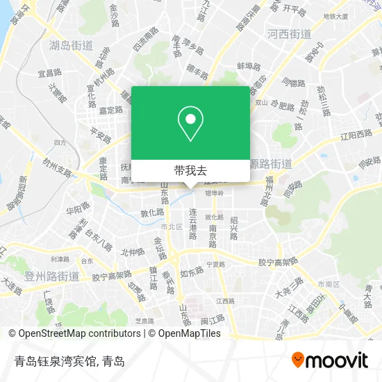 青岛钰泉湾宾馆地图