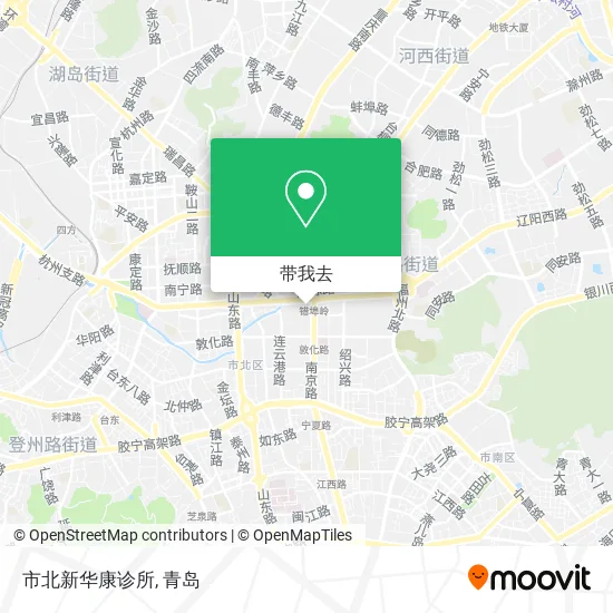 市北新华康诊所地图