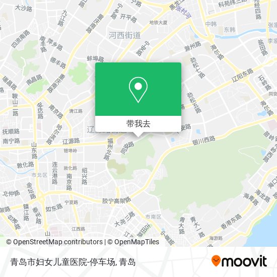 青岛市妇女儿童医院-停车场地图