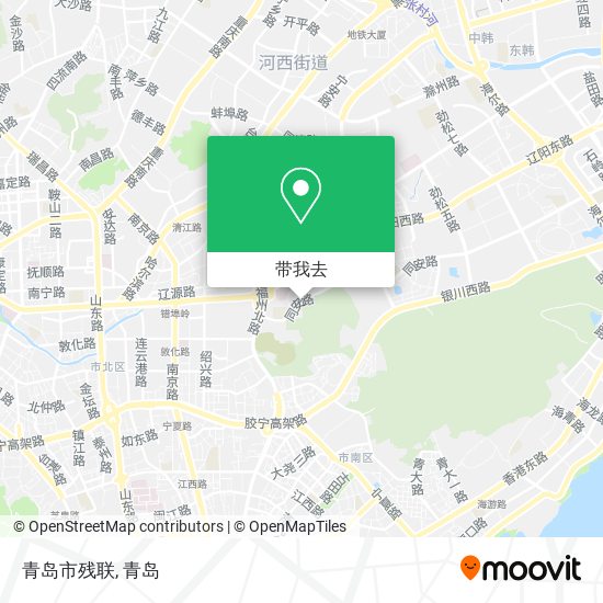 青岛市残联地图