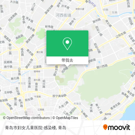 青岛市妇女儿童医院-感染楼地图