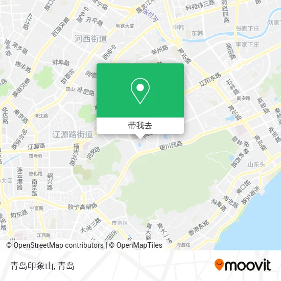 青岛印象山地图