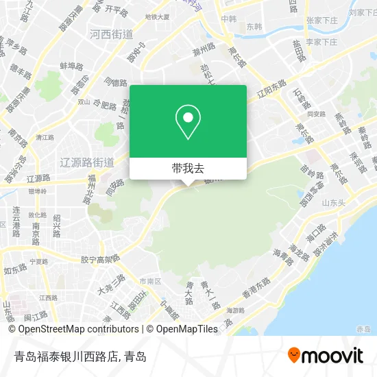 青岛福泰银川西路店地图